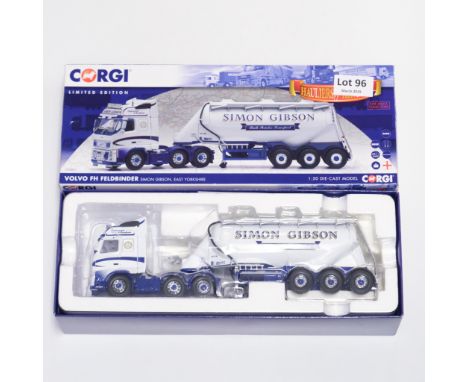 Manufacturer - Corgi | Description - Volvo FH Feldbinder - Simon Gibson | Stock Code - CC14035 | Model Condition - 5/5 | Box 