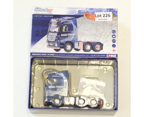 Manufacturer - Corgi | Description - Mercedes-Benz Actros - Intake Transport | Stock Code - CC13830 | Model Condition - 5/5 |