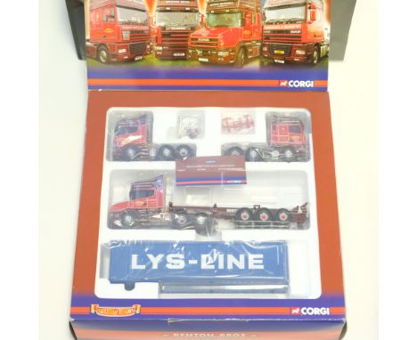 Manufacturer - Corgi | Description - 3 Tractor Unit &amp; 40 FT Container Set  - Benton Bros | Stock Code - CC99173 | Model C