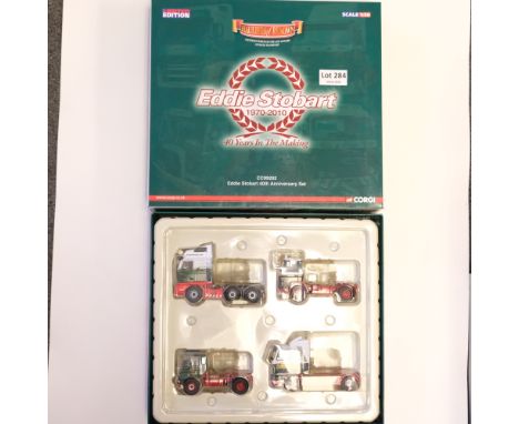 Manufacturer - Corgi | Description - 4 Tractor Unit Set - Eddie Stobart | Stock Code - CC99202 | Model Condition - 5/5 | Box 