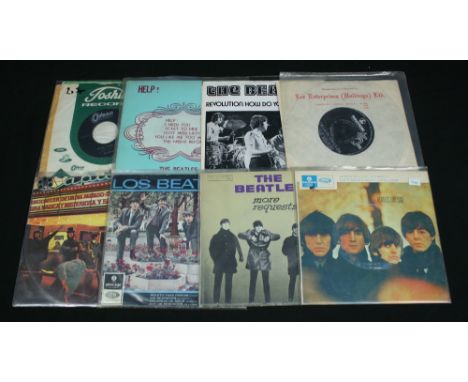 WORLDWIDE - Collection of 9 x Beatles EPs and 7" singles from around the globe to include Australian releases of Beatles For 