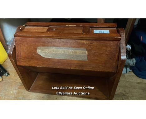 VINTAGE TOMBOLA, ORIGINALLY FROM WEST BYFLEET EVERGREEN CLUB / COLLECTION LOCATION: OLD WOKING DISTRICT RECREATION CLUB, 33 W