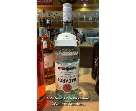 BACARDI CARTA BLANCA SUPERIOR WHITE RUM, 1.5L, 37.5% VOL / COLLECTION LOCATION: OLD WOKING DISTRICT RECREATION CLUB, 33 WESTF