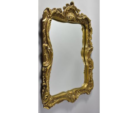 An Ornate Gilt Framed Wall Mirror, 57x40cm 
