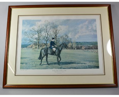 A Framed Neil Cawthorne Print, "His Royal Highness the Prince of Wales", 64x43cm, Limited Edition and Signed by the Artist, 1
