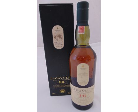 Lagavulin 16 year old single malt Scotch whisky 70cl 43% in original packaging