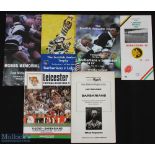 Barbarians Rugby Programmes 1981-2001 (6): v East Midlands 1981 & 2001; v Leicester 1980, 1984, 1999