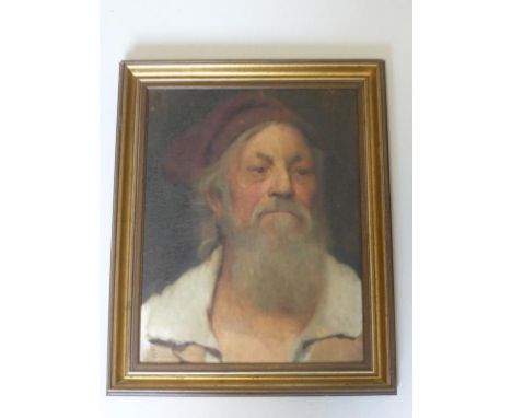 COOKE (POSSIBLY P.J.) OIL ON CANVAS, PORTRAIT BELIEVED TO DEPICT THE ARTIST PHILIP THOMSON GILCHRIST (FAMILY PROVENANCE) APPR
