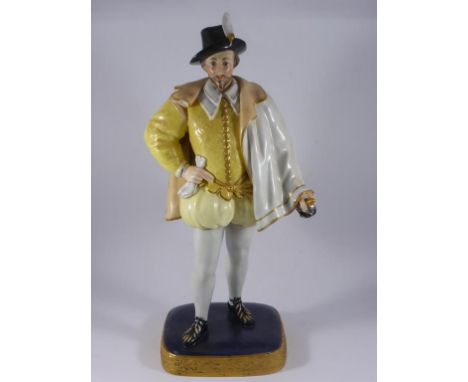 ROYAL WORCESTER FIGURE, SIR WALTER RALEIGH 2668 AFTER ZACCARO