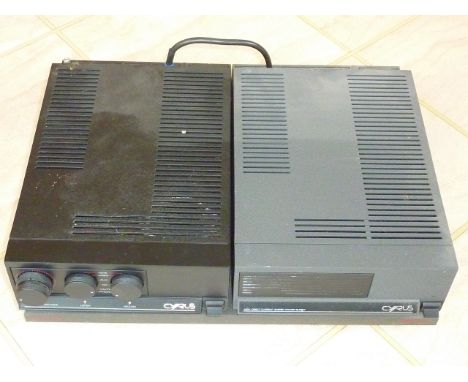 CYRUS HIGH DIRECT CURRENT STEREO POWER SUPPLY AND AMPLIFIER