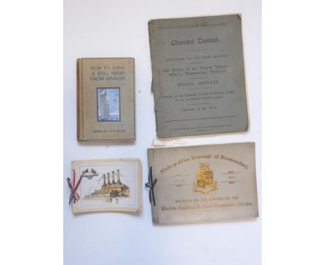 INTERESTING BOOKS, ELEY, CHARLES V.A. 'HOW TO SAVE A BIG SHIP FROM SINKING, DEDICATED FROM THE AUTHORS, SOUVENIR OPENING OF B
