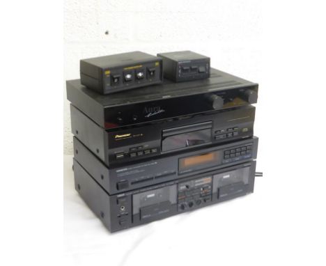 AURA EVOLUTION AMPLIFIER, ONKYO TUNER, PIONEER CD PLAYER AND A YAMAHA TAPE DECK