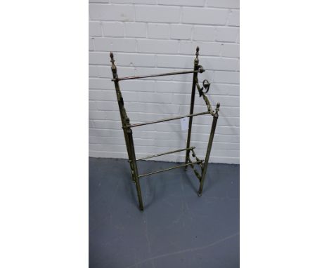 A cast metal stick stand, 44 x 91 