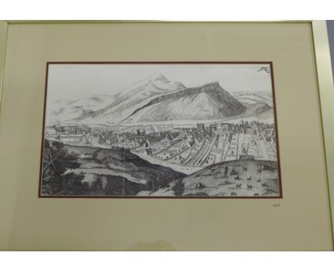 Arthurs Seat, Edinburgh Reproduction framed print,  55 x 32cm 