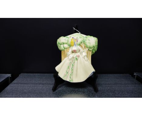 Clarice Cliff Lady Anne wall pocket, 20cm long
