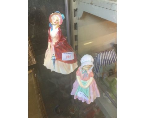DOULTON FIGURES PAISLEY SHAWL AND TOOTLES    C