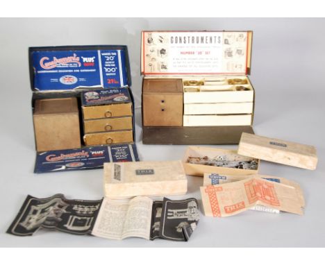 BOXED PRE WAR "CONSTRUMENTS" SET No 20 to build various intruments from interchangable parts a BOXED CONSTRUMENTS "PLUS" OUTF