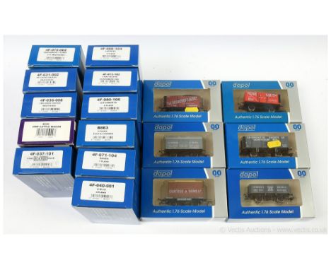 Dapol OO Gauge a group of Open Wagons consisting of Ellis &amp; Everhard, Letchworth, Rose &amp; Smith, BW together with a nu