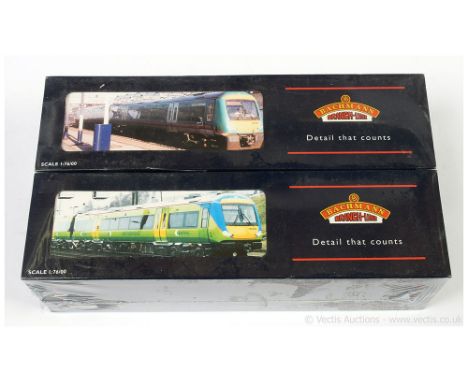 Bachmann OO Gauge 2-Car Class 170 Turbostar Diesel Units (1) 32-450 in Midland Mainline teal green livery No.170105, (2) 32-4