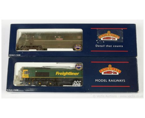 Bachmann OO Gauge Diesel Locos comprising 32-732 Co-Co Freightliner green livery Class 66 No.66532 "P&amp;O Nedlloyd Atlas", 