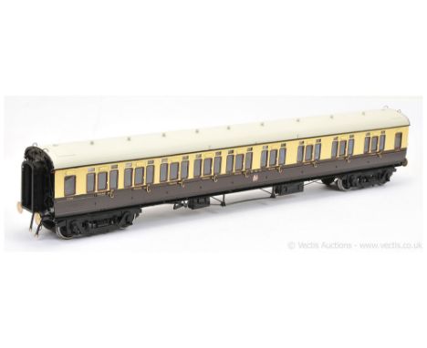 Custom Carriages Gauge 1 1/32nd scale 1st / 3rd Side Corridor Compartment Coach top like Composite No.7758.  Nine compartment