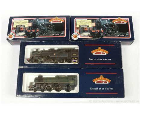 Bachmann OO Gauge group of Steam Outline Locomotives consisting of Ref 32-352 2-6-4 BR Standard Class 4MT No.80032, Ref 31-10
