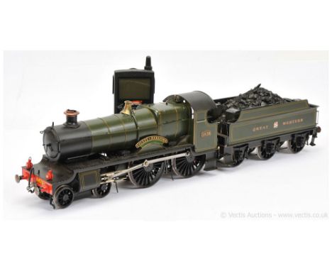 Commercially built Sancheng (China) or similar Gauge 1 1/32nd scale 4-4-0 Loco and Tender Great Western green County Class "C