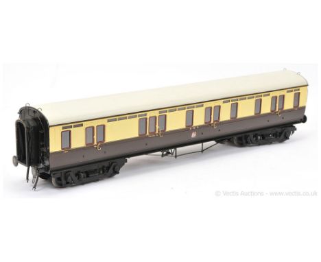 Custom Carriages Gauge 1 1/32nd scale 57ft Passenger Brake Coach No.1156.  Includes internal partition detail together with E