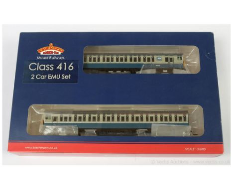 Bachmann OO Gauge 31-377 2-Car BR blue/grey Class 416 (2EPB) EMU No.6238, condition Excellent to Excellent Plus in Excellent 