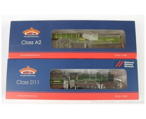 Bachmann OO Gauge a pair of Steam Outline Locomotives consisting of Ref 31-145 NRM 4-4-0 Loco and Tender Great Central lined 
