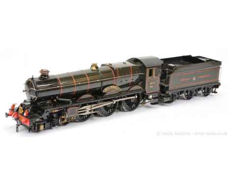 Fulgurex / Aster Gauge 1 4-6-0 Loco and Tender Great Western lined green King Class "King George V" No.6000, 2-rail electric.