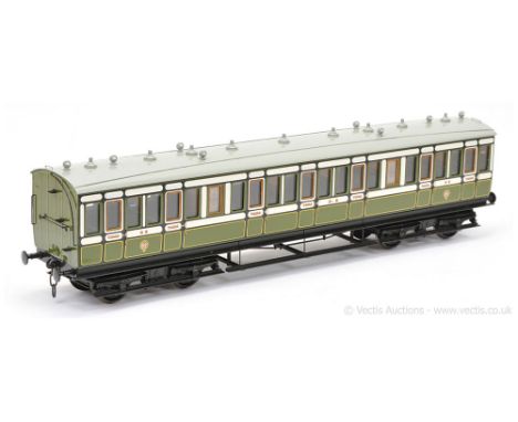 JBC Models Gauge 1 1/32nd scale Highland Railway All 3rd Passenger Coach No.96.  Seven compartment with Excellent internal de