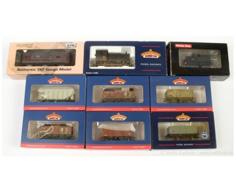 OO Gauge Locos and Rolling Stock comprising Model Rail / Dapol MR-005A 0-4-0 unlined black Class 4WVBT GSR Sentinel Shunting 