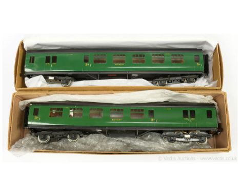 Exley K6 O Gauge 2-Car Southern EMU consisting of All 3rd Power Car No.11154 All 3rd No.11154.  The front drivers cab section