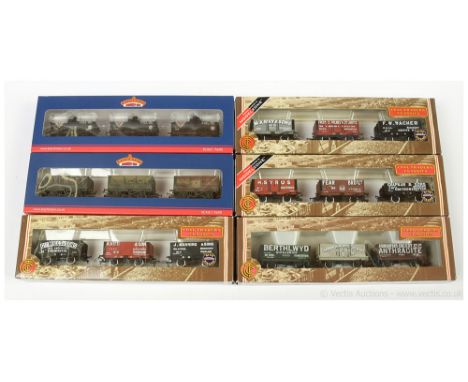 Bachmann OO Gauge Coal Trader 3-pack Wagon Packs consisting of Ref 37-080Q Coal Traders Kent, Ref 37-080P Surrey &amp; Sussex