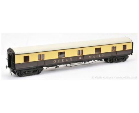 Custom Carriages Gauge 1 1/32nd scale 68ft Ocean Mails Post Office Stowage Vehicle No.822.  No internal detail, however the e