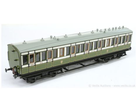 JBC Models Sheffield Gauge 1 1/32nd scale Highland Railway 1st / 3rd Passenger Coach.  Seven compartment with internal detail