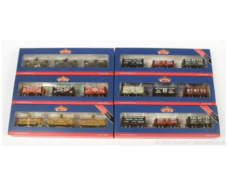 Bachmann OO Gauge Wagon Packs a quantity consisting of Ref 36-665Y 14-ton Petrol Tank Wagons, Ref 37-081W London Private Owne