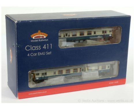 Bachmann OO Gauge 31-427A BR blue/grey Class 411 (4CEP) EMU No.7134, conditions Excellent to Excellent Plus in Excellent to E