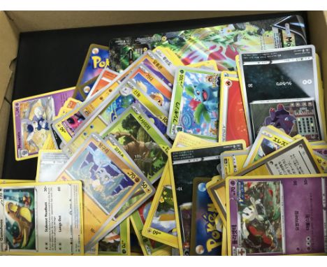 Collection of Pokemon cards including loose cards and a binder , some Korean and Japanese cards. Postage category B