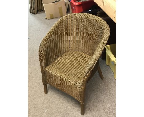 A Lloyd Loom childrens chair  , 50cm tall 40cm wide