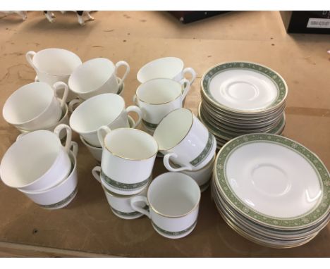 A Royal Doulton Rondelay coffee set including cups & saucers. This lot cannot be posted