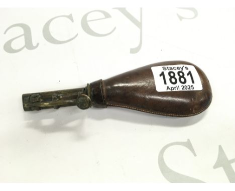 A 19th century powder flask.