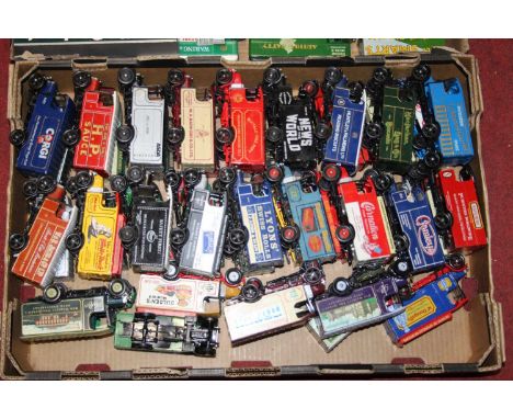 Two trays of mixed unboxed and loose Corgi Classics and similar modern release diecast vehicles