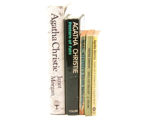 Small collection of Agatha Christie books, including; Taken at the flood, 1st edition, A Pocket Full of Rye, 1st edition, Par