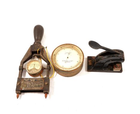 Darton &amp; Co compensated barometer, etc.