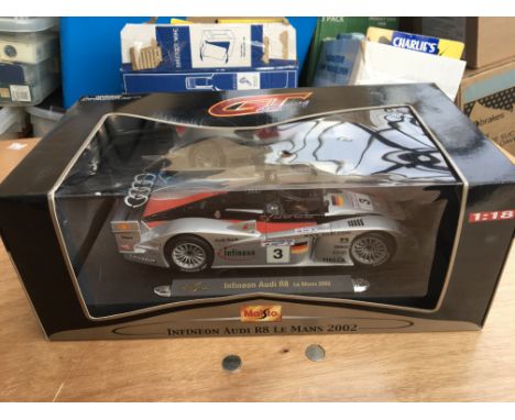 Maisto GT Racing, boxed diecast , Infineon Audi R8 Le Mans 2002, 1:18 scale