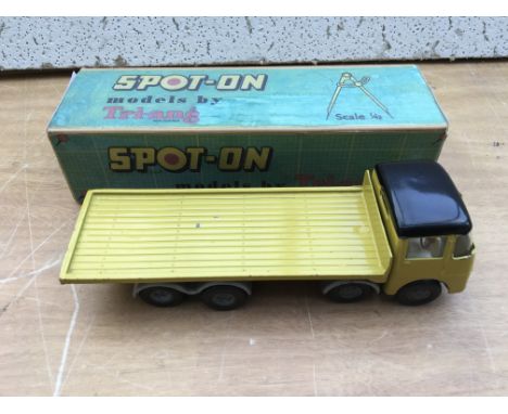 Triang Spot on, 1:42 scale, ERF 68G 8 wheel flat bed lorry, repro box