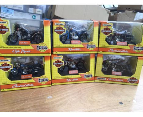 Matchbox boxed special edition 1:15 scale Harley Davidsons