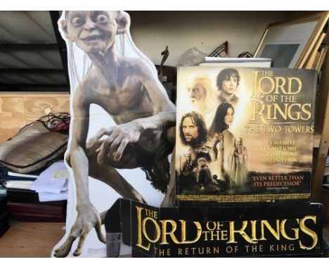 Lord of the rings ,Return of the king , talking Gollum standee